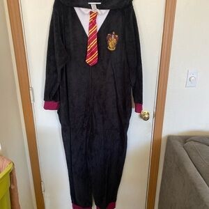 Harry Potter, 3X one piece pajama with hood and built-in tie